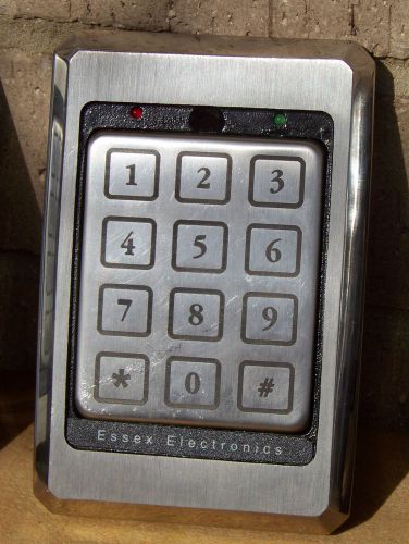 Essex ktp-163-sn-8 bit word stainless steel access control keypad $$ for sale