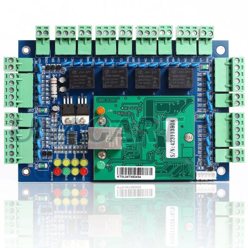 Professional tcp/ip network entry access control board panel for 4 door 4 reader for sale