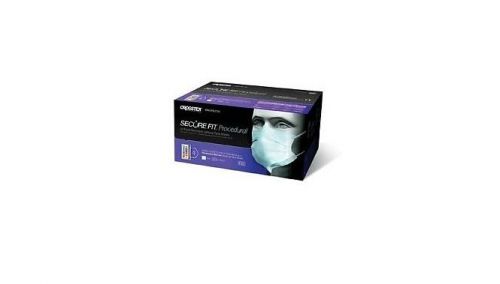 CROSSTEX SECUREFIT PROCEDURAL MASK, Earloop Mask, Blue, 50/bx