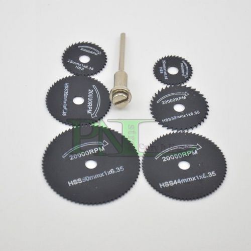 7pc mini hss cobalt saw disc wheel blade for dremel rotary tools for sale