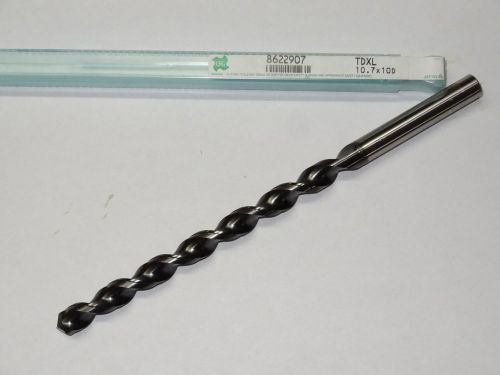 Osg 10.7mm 0.4213&#034; wxl fast spiral taper long length twist drill cobalt 8622907 for sale