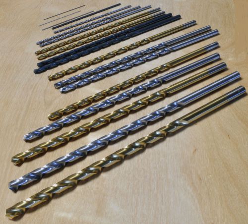 Drill Extra Long Drill Metric 19 PC HSS Solid Ground 1.5-12.5.mm  Long Flute