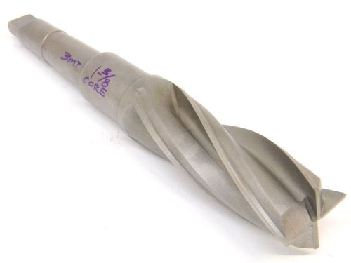 Used mohawk usa 1-3/8&#034; taper shank core drill 1.375&#034; #3mt (flat bottom drill) for sale