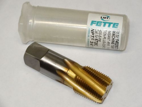 Lmt-fette 3/4-14 nptf 6 spiral-flutes modified hsse pipe tap ticn-plus 1402637 for sale