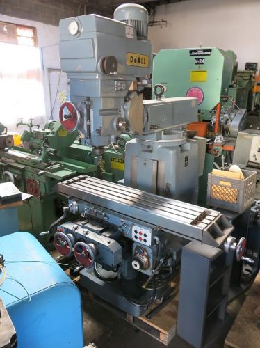 Doall / Anayak 40 taper 12x59&#034; Vertical Milling Machine with Powerfeeds