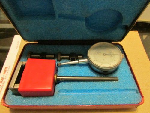 Central Tool Company USA Made Dial Indicator Set W/Magnetic Base