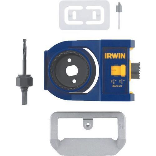 Irwin 3111001 wood door lock installation kit-crbn dr lock install kit for sale