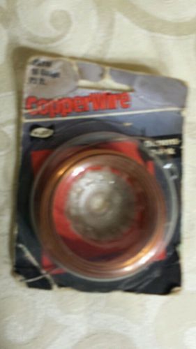 25 feet 16 GUAGE bare solid copper grounding wire