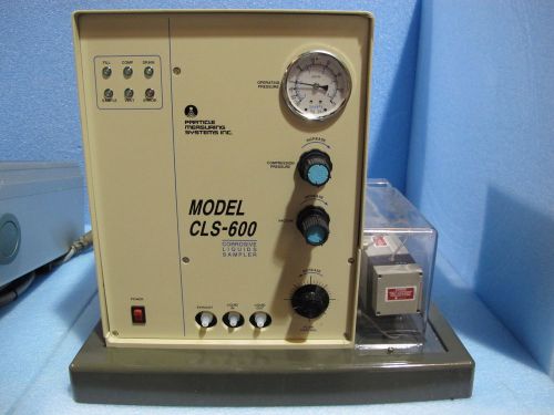 PARTICLE MEASURING SYSTEM MODEL CLS-600 W/IMCLV-0-LD-HF-(3)