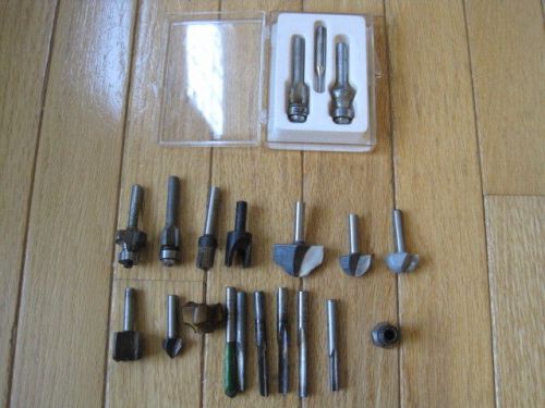 Lot of Router Bits - Onsrud, Hanson, Rockwell, More