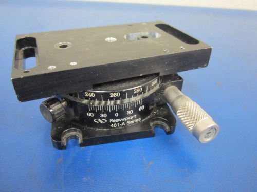 Newport Rotation Stage Assembly with Micrometer 481-A Series