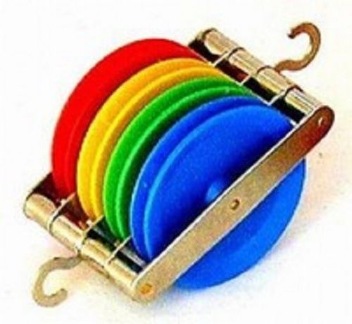 Quadruple parallel pulley four-color 50mm for sale