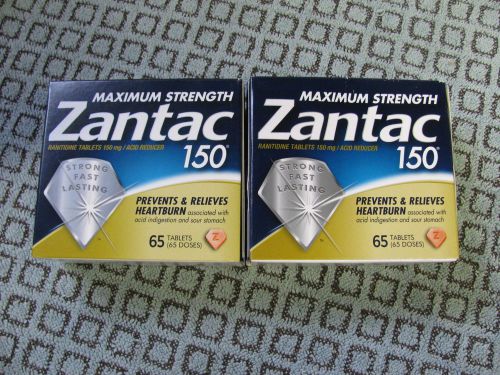 ( 130 ) NEW Zantac 150 Maximum Strength Acid Reducer Heartburn Relief exp10/2016