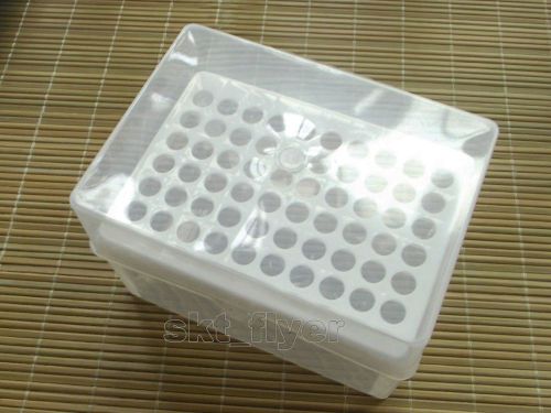 60 holes tip box for 1mlm , 1000ul pipette tips 12cm x 8.5 cm x 8 cm for sale