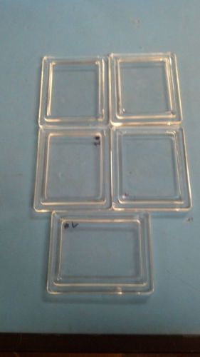 Wheaton 900200 Rectangular Staining Glass Cover Only 4&#034; x 3&#034; Lot of 5