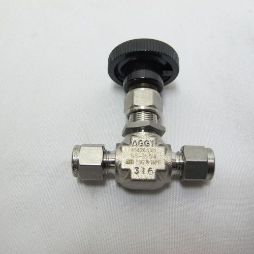 1ea new swagelok  ss 1/4&#034; needle valve, ss-1vs4 for sale