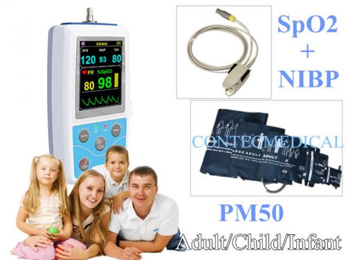 Daily care pm-50 portable 24h ambulatory nibp/spo2 patient monitor w pc software for sale