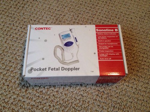 Sonoline B Pocket Fetal Doppler (Heart Monitor) with User Manual and Gel