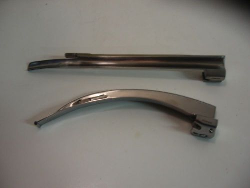 Laryngoscope blade set: mcintosh #5, miller #235 for sale