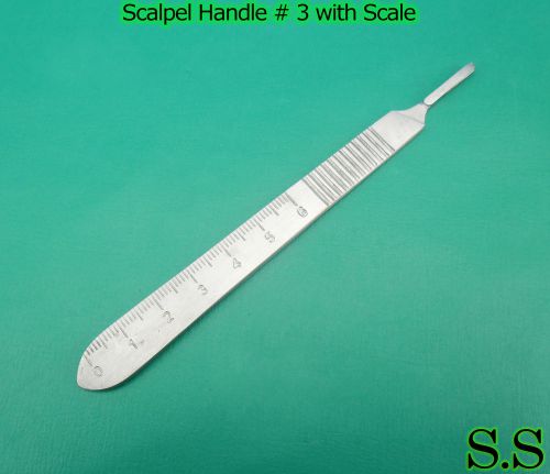 5 Scalpel Handle WITH SCALES Surgical Dental Veterinary