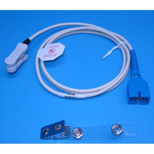Nellcor Oximax Veterinary SpO2 Pulse Oximeter Lingual Sensor Vet Ear DS-100A USA