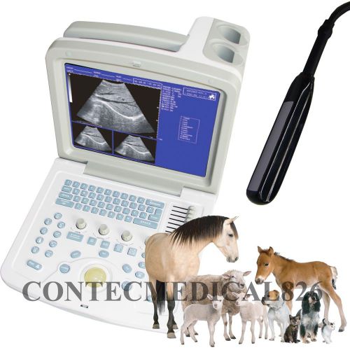 Veterinary CMS600B3 Portable Ultrasound Diagnostic Scanner+6.5Mhz Rectal Probe