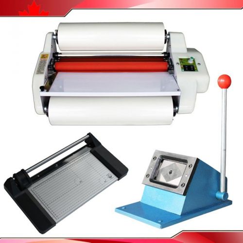 Laminating business card kit laminating machine+rotary cutter+pvc punch for sale