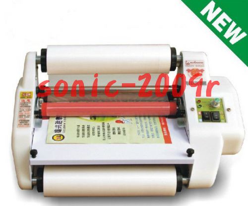 Four Rollers Hot and cold roll laminating machine for 9”