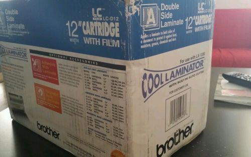 BROTHER 12&#034; double laminate CARTRIDGE / FILM LC D12 / LX-1200 COOL LAMINATOR