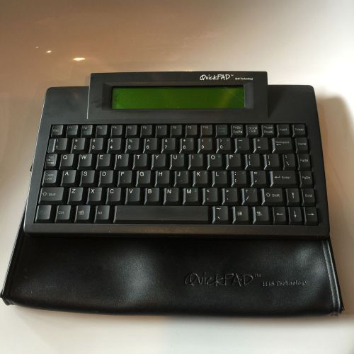 H45 Technology QuickPAD word processor + carrying case - EXCELLENT CONDITION