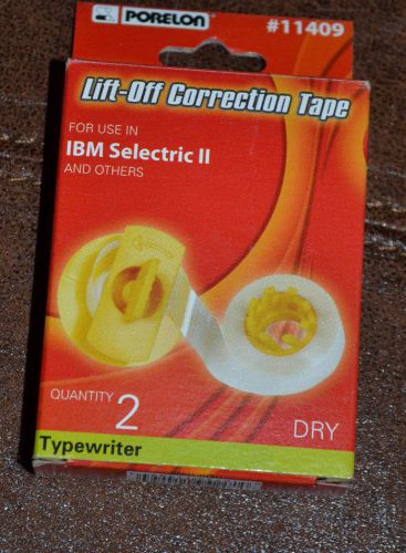 New porelon #11409 typewriter  lift off correction tape dry for imb selectric ii for sale
