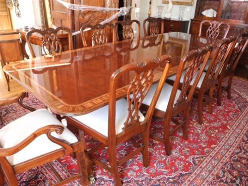 Hickory chair philadelphia large conference table 10 feet long, retail $5000 for sale