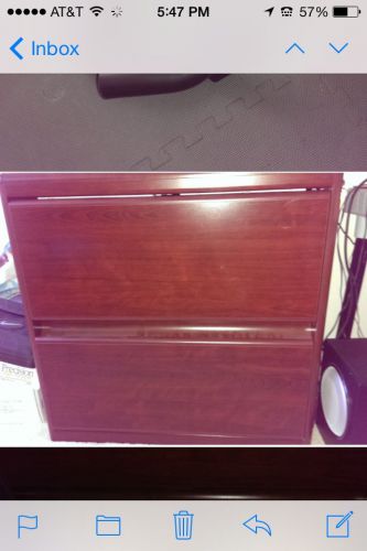 cherry wood file cabinet 30X30