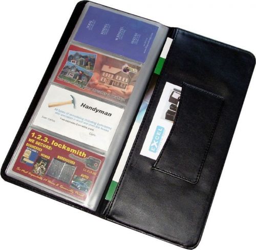 96 Business Card Holder w/ Business Card Pockets, New