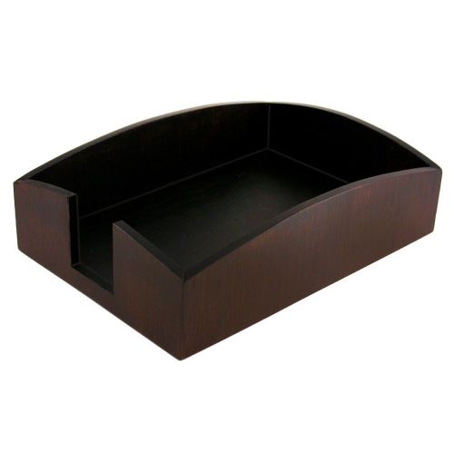 Artistic Sustainable Bamboo Curves Paper Holder, Espresso Brown (ART11007C)