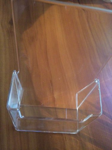 Lot of 9 Tri Fold Counter Top Brochure Holder up to 4&#034; wide 1.5&#034; Depth