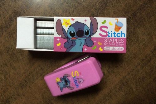 Disney stapler and staples set from yummy stitch very pretty and rare .. Limited