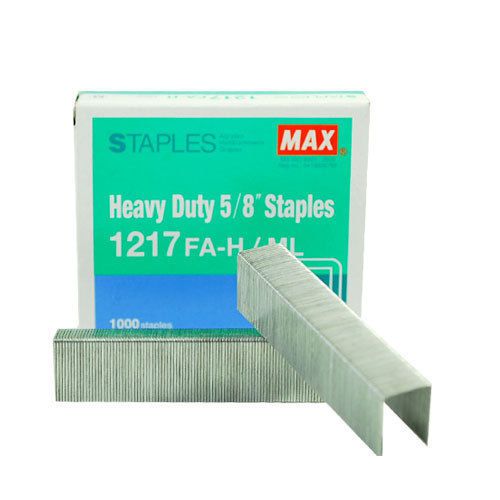 Max 5/8&#034; Staples For The HD-12N Series and HD-12F 1000pk 1217FA-H Free Shipping