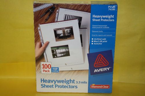 Avery Heavyweight Sheet Protectors. PV119