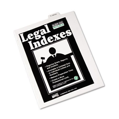 80000 series legal index dividers, bottom tab, printed &#034;exhibit q&#034;, 25/pack for sale