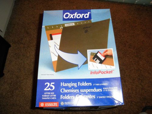 Pendaflex Oxford 125 Count File Pro Standard Green Hanging File Folders - 91525