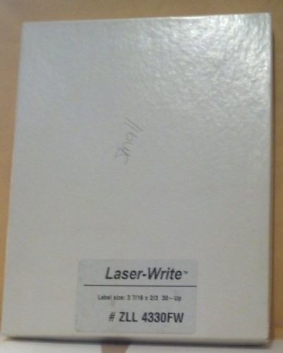 Vintage Laser Labels 3 7/16 x 2/3  Crafts