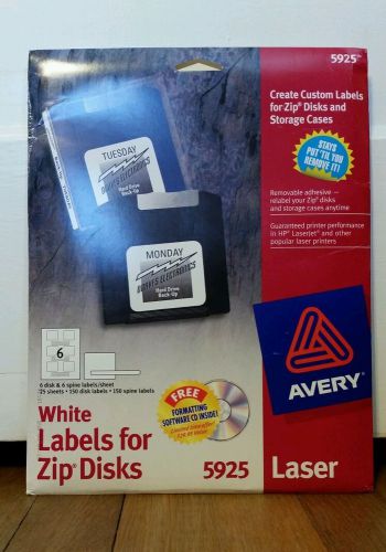 Avery 5295 White Labels for Zip Disks, Storage Cases and Spine Labels