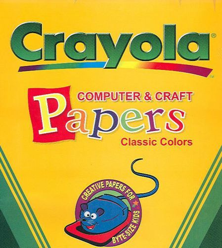 204 Sheets Crayola Classic Colors Computer/Craft Papers