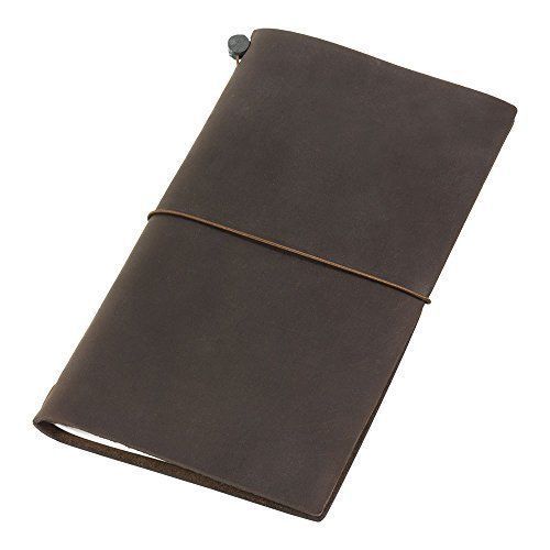 Midori Traveler&#039;s Notebook Brown Leather Cover