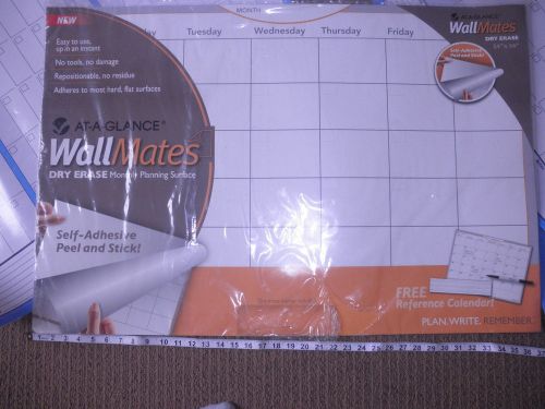 At A Glance Wallmates Dry Erase Calenders monthly planner  new