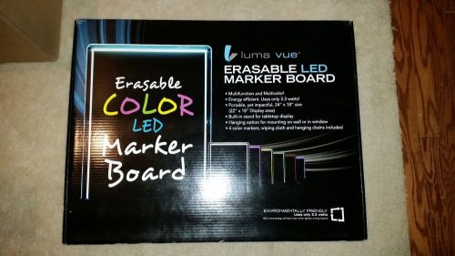 Luma Vue LED Erasable Marker Board