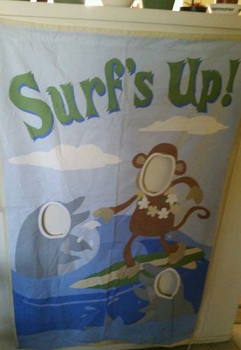 Face in Character board Stand in photo, Photo Cut Outs, Surf Photo Op Canvas