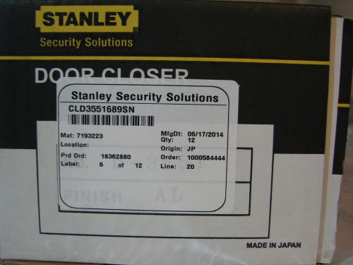 Stanley CLD3551689SN Institutional Heavy Duty Door Closer  Al Finish