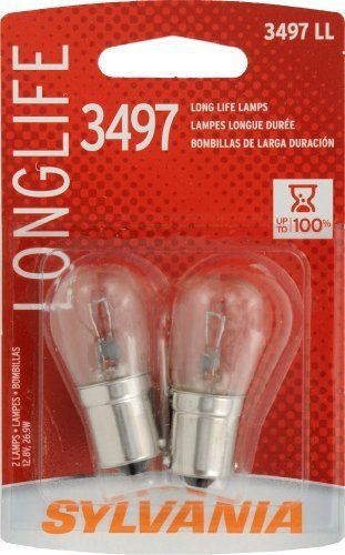 Sylvania 3497 LL Long Life Miniature Lamp  (Pack of 2)